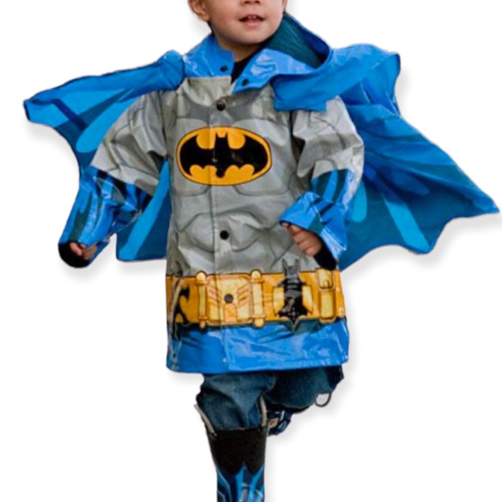 Boys Batman Raincoat with Cape size 2T